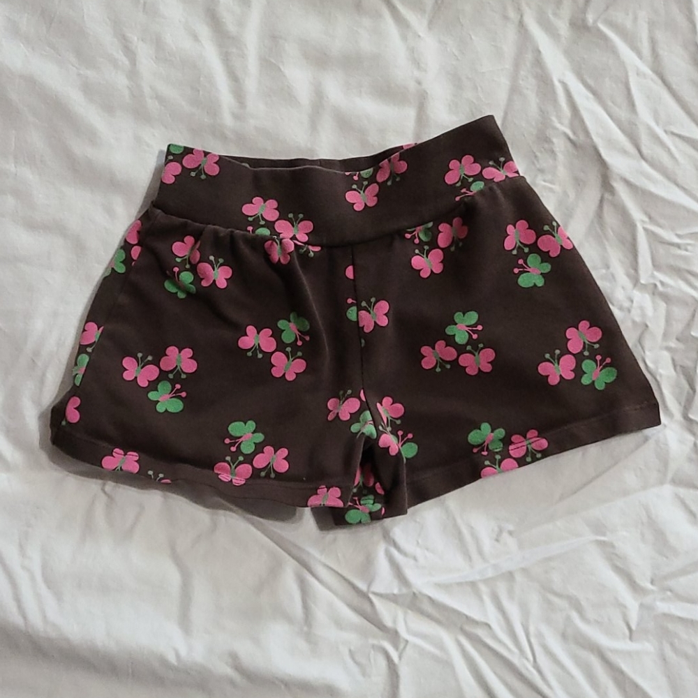 Gap brown butterfly shorts 4T